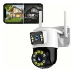 Camara Ip Wifi Doble Lente Exterior Alta Definicion