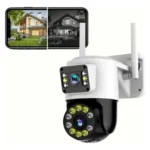 Camara Ip Wifi Doble Lente Exterior Alta Definicion