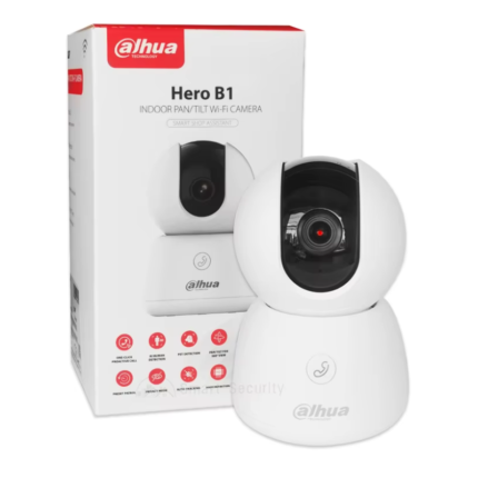 Cámara de seguridad Dahua IP HERO-B1 Smart Wifi Domo de Rotación 360° Alámbrico Inalámbrico con Detección Humanos Mascotas y Modo Privacidad