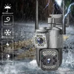 Cámara Ip Exterior Doble Lente Wifi Vision Nocturna 360 - Imagen 2