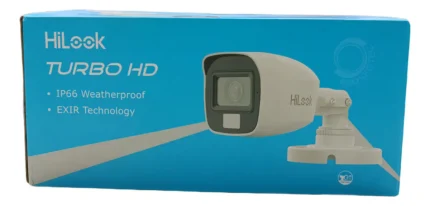 Camara  Bala Hilook 2mp 2.8mm Led Audio Coax Plastico Color Blanco
