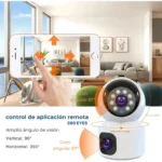 Cámara wifi  Interior Doble lente